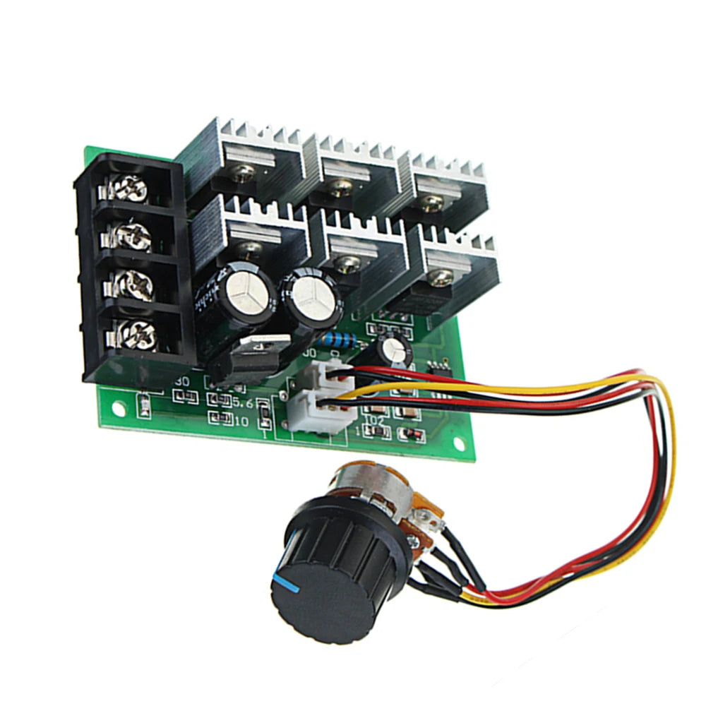DC 9-55V 40A 2000W PWM DC Motor Speed Regulator High Power Linear Speed Control 9V 12V 24V detail image 2