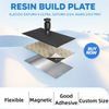 Resin Build Plate for ELEGOO Saturn 8K/Saturn S 4K/Mars 5 Ultra 9K/Mars Pro 3D Printer Magnetic Flexible Steel Build Plate
