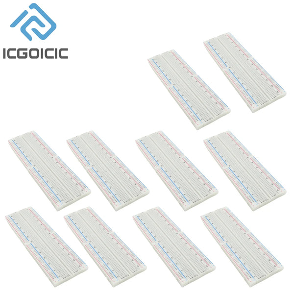 1-10PCS Breadboard 830 Point PCB Bread Board MB-102 Prototype PCB Solderless Breadboard Protoboard Circui product image