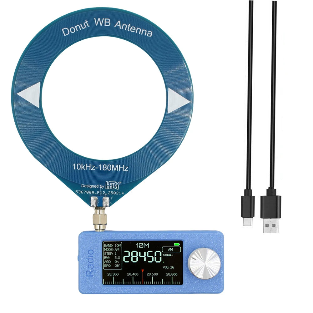 New SI4732 0.5-108mhz Pocket Mini Radio LSB USB AM FM All Band Radio Receiver with Antenna detail image 14