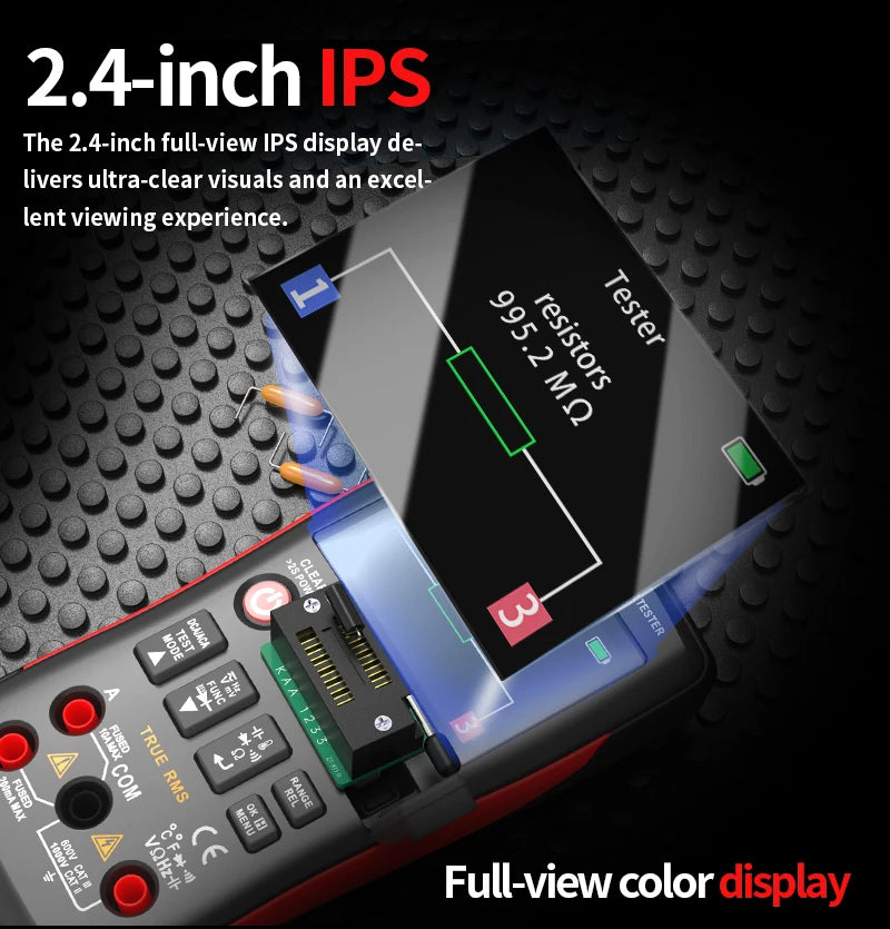 ZOYI ZT-XT1 2-in-1 LCR Digital Multimeter & Transistor Tester, for Voltage Resistance Diode detail image 11