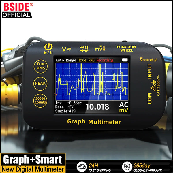 BSIDE S40/S450 Mini Digital Multimeter 20000counts High-precision Multitester 200Mohm Resistance Voltage product image