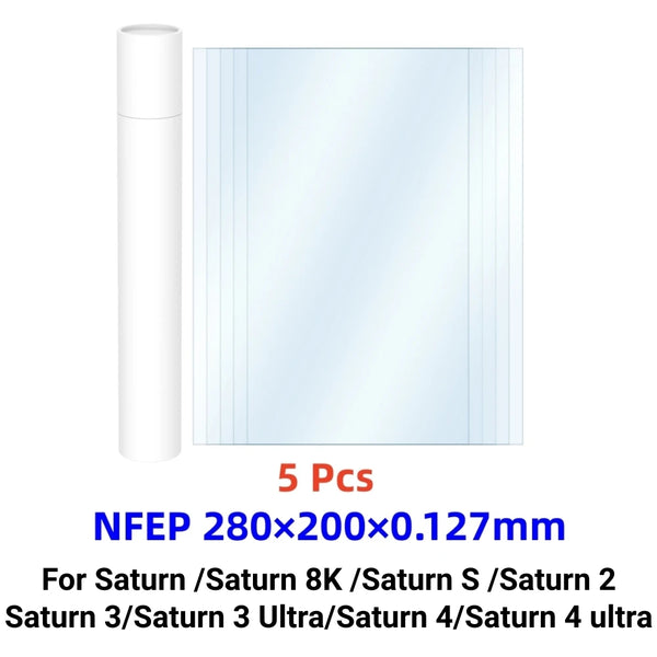 NFEP Film 10.1 inch 280x200x0.127mm PFA Film For ELEGOO Saturn 2 Saturn 3 Ultra Saturn 4 Ultra 3D Printer Parts LCD Accessories