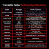 ZOYI ZT-XT1 2-in-1 LCR Digital Multimeter & Transistor Tester, for Voltage Resistance Diode detail image 23