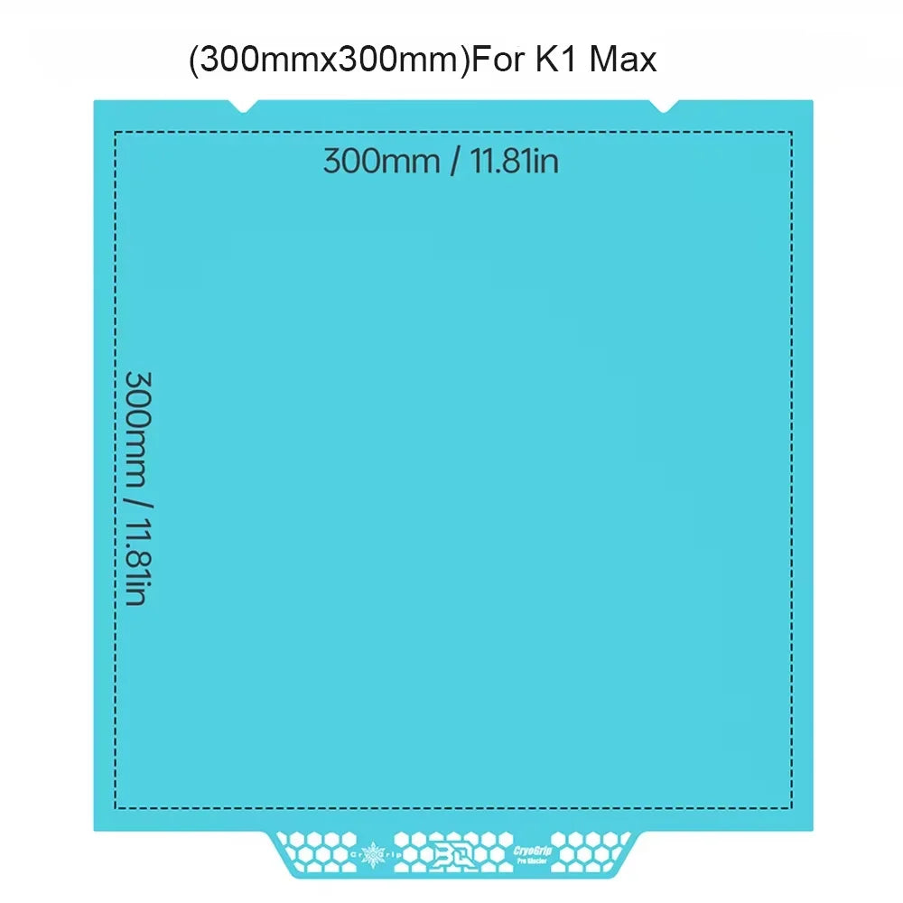 BIGTREETECH Glacier Panda Build Plate Spring Steel Cool Plate CryoGrip Double-Sided For BambuLab H2D P1 X1 A1 Kobra3 K2 PLUS