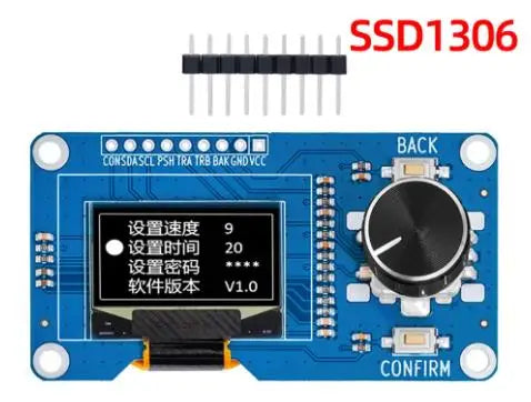 0.96/1.3-inch OLED Display Module With Button EC11 Rotary Encoder IIC Interface LCD Screen detail image 7
