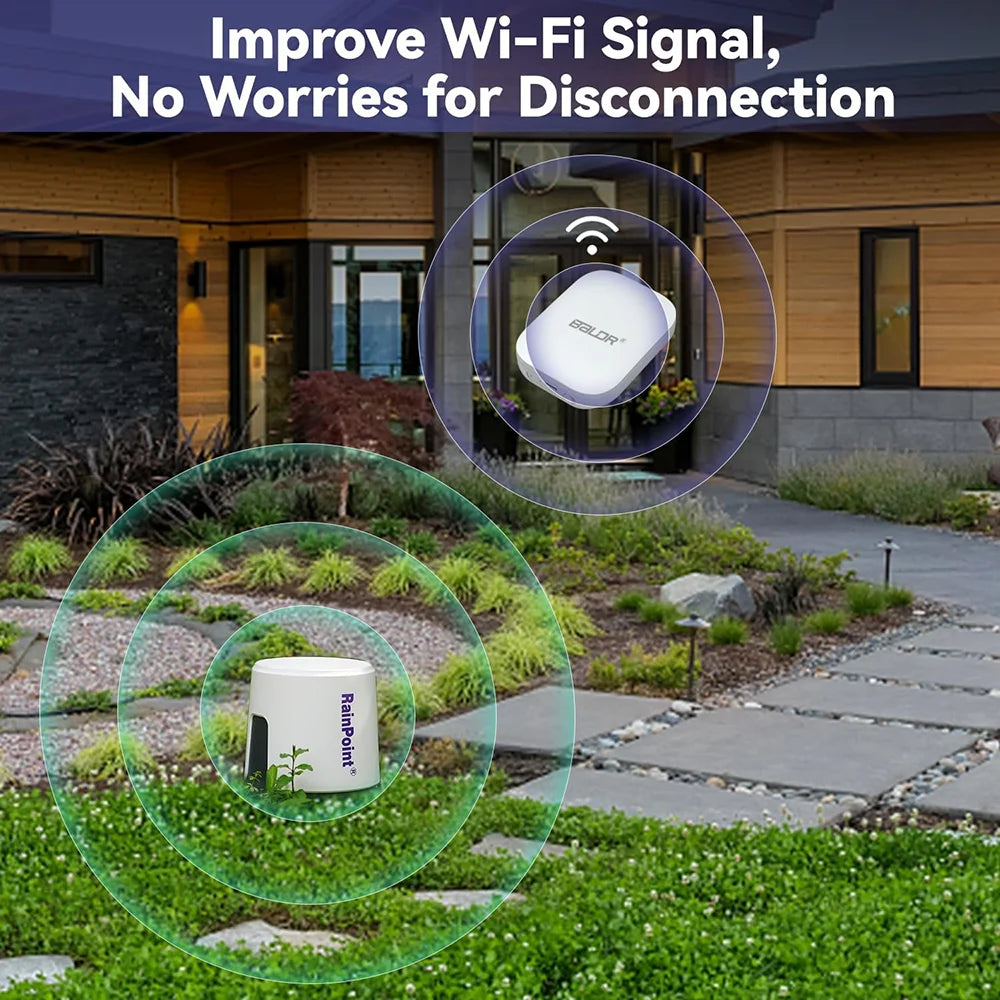 RAINPOINT Wireless Digital Rain Gauge Outdoor With App - Smart Rain Sensor With Accurate detail image 4