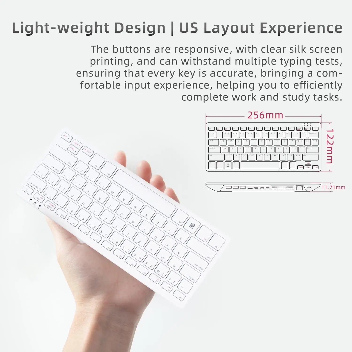 New Raspberry Pi 500 Keyboard Powerful Computer Kit Mainboard All in One detail image 5
