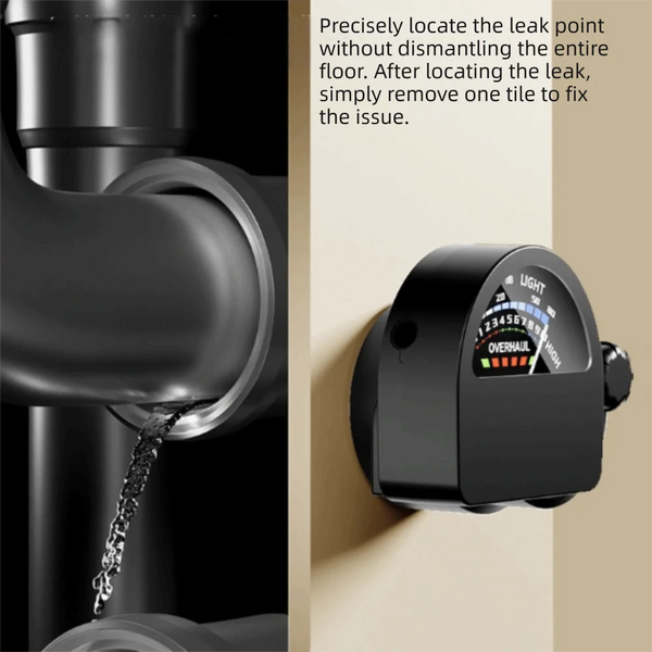 High Sensitivity Leak Detector Sound Frequency Pointer Detection Strength Scale Water Leak detail image 5