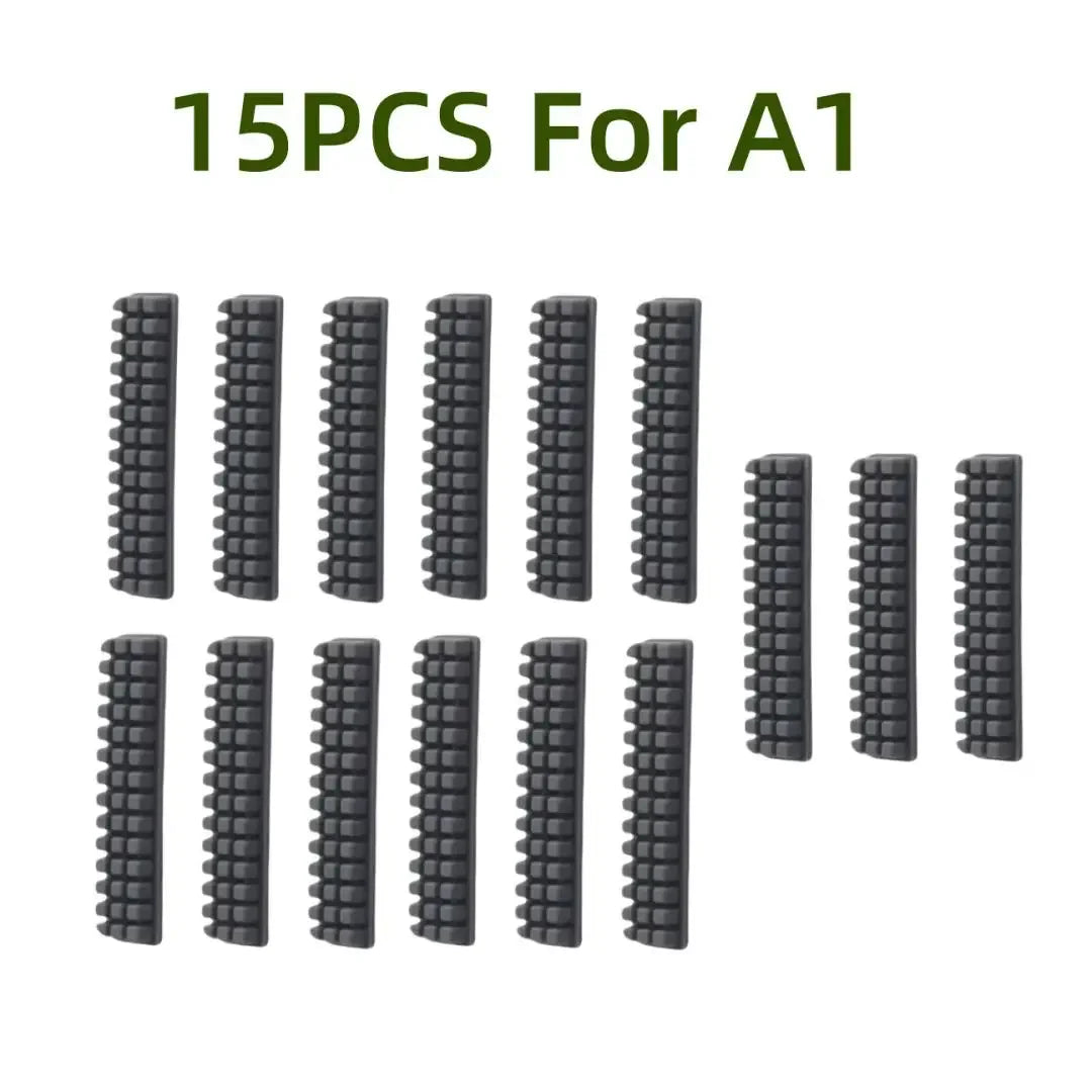3/6/9/15Pcs Silicone Nozzle Brush for Bambu Lab A1/A1 Mini, 3D Printer Cleaning Wiper Scrubber, Hotbed Mounted Nozzle Cleaner