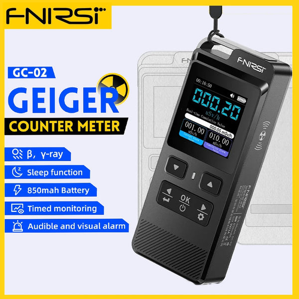 FNIRSI GC-02 Mini Nuclear Radiation Detector Geiger Counter product image