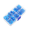 50Pcs/BOX Green Blue Pitch 5.0mm Straight Pin 2P 3P Screw PCB Terminal Block Connector 10A detail image 8
