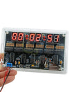DC4.5V-5.5V 6 Digits DIY Clock Kit Auto Display Time DIY Alarm Clock Soldering Practice Kit detail image 5