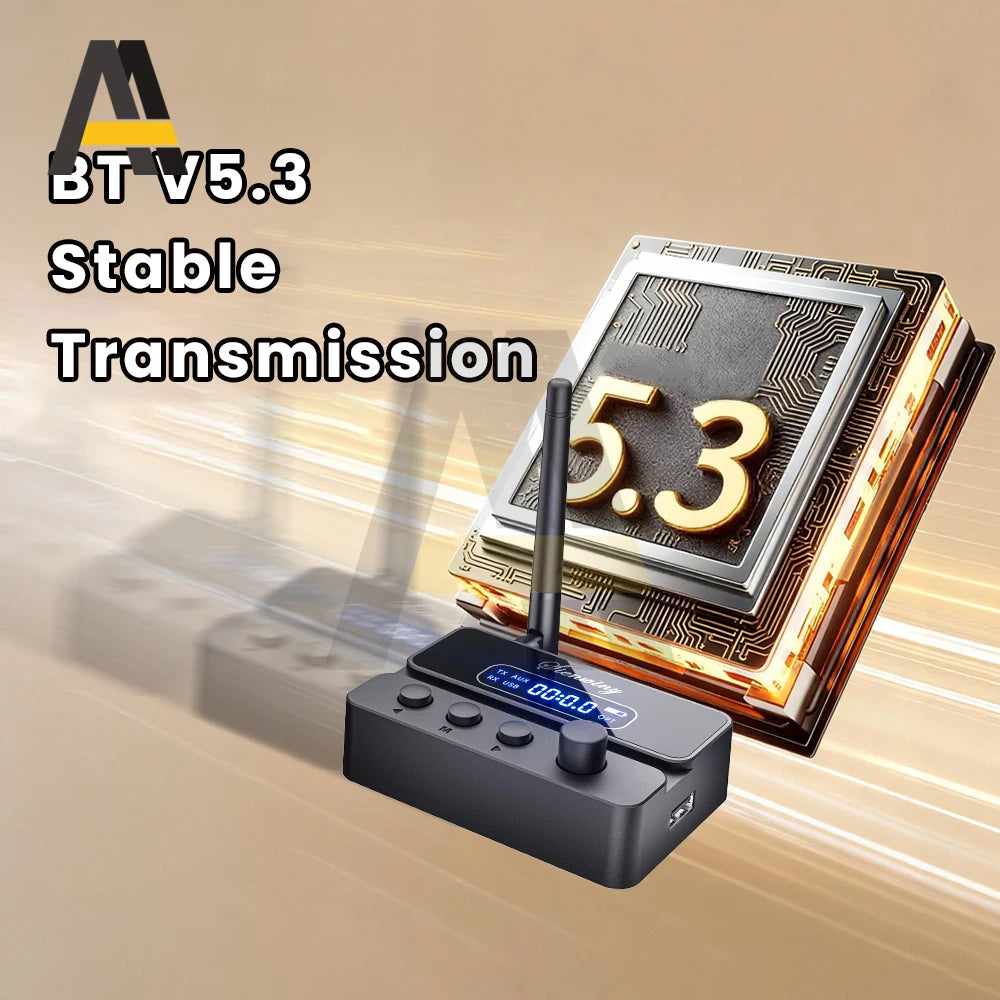 Bluetooth 5.3 Audio Transmitter Receiver S3 2-in-1 HiFi Wireless Adapter With Lossless detail image 2