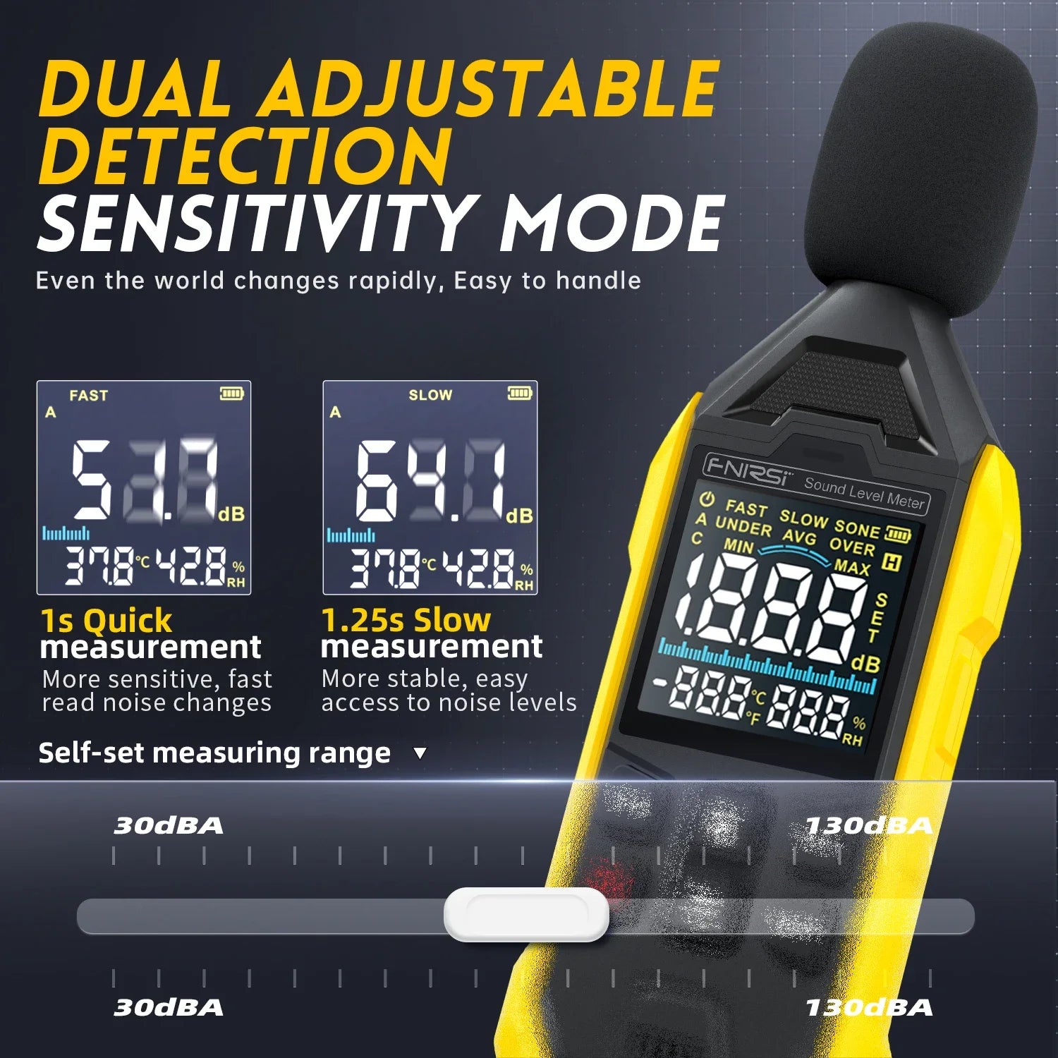 FNIRSI FDM01 Noise Digital Sound Level Meter detail image 5