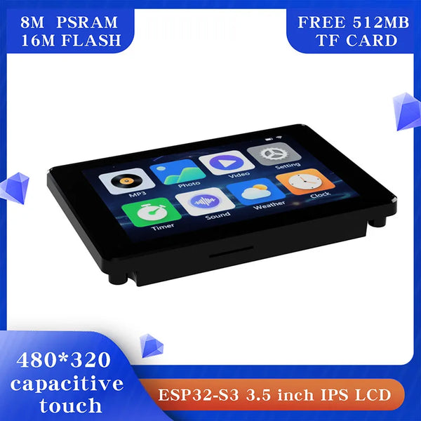 ESP32-S3 3.5-inch capacitive touch IPS module 8M PSRAM 16M FLASH Arduino LVGL development 320 * 480 product image