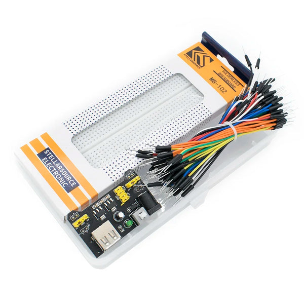 MB-102 Breadboard 400 830 Points Solderless PCB Prototype Board MB102 Power Module 65 detail image 4