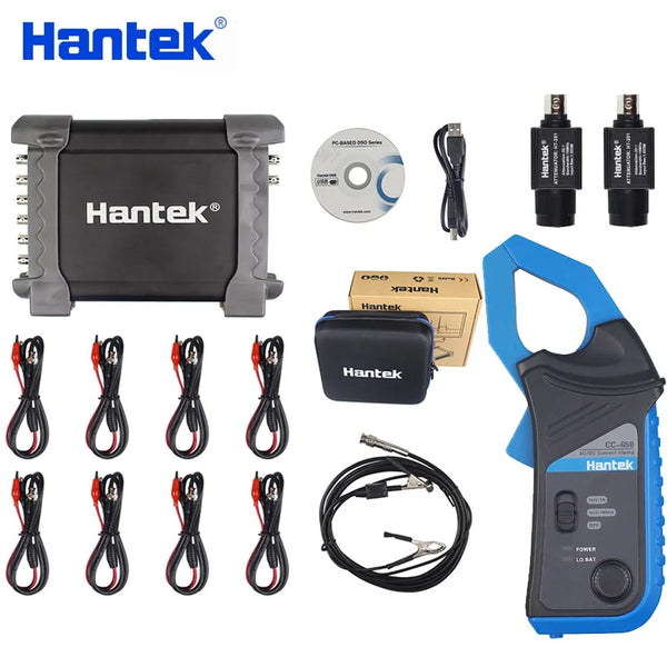 Hantek 1008C 8ch Oscilloscope With HT25 + HT201 CC-65 USB PC Storage Oscilloscopi/ Generator Digital Auto product image