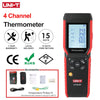 UNI-T 4 Channel Digital Thermometer UT325F J/T/E/R/S/N/K Type Thermocouple Temperature Meter High Precisi product image