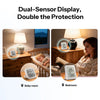 SONOFF SNZB-02DR2 AirGuard TH 3.6'' LCD Zigbee Temperature Humidity Sensor App Monitoring Work With Apple Home Via Matter Bridge
