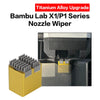 For Bambu Lab X1 P1S Series Nozzle Brush BambuLab Wiper Silicone Brush Mounted Scrubbers Print Head Cleaner Printer Head Wiping