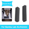 For Bambu Lab A1/A1mini Hotend Nozzle Brush Wiper Silicone Brush Mounted Scrubbers Cleaning Tool for Bamboo A1 3D Printer Parts