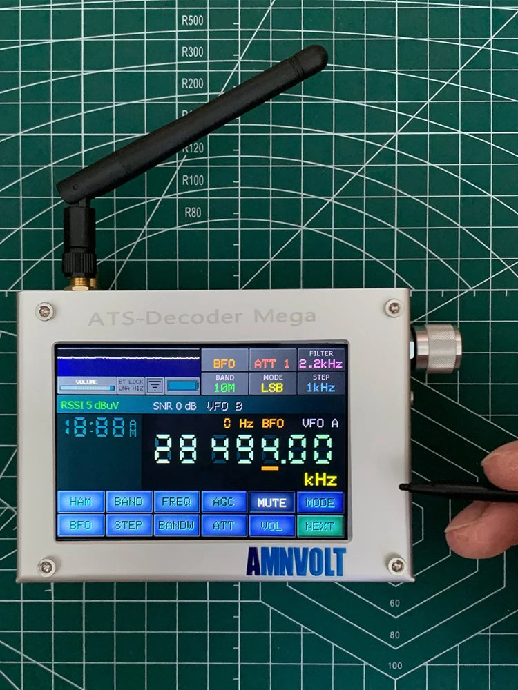 ATS-Decoder Radio Receiver FM RDS AM LW MW SW SSB DSP Si4732 Portable Shortwave Radio detail image 5