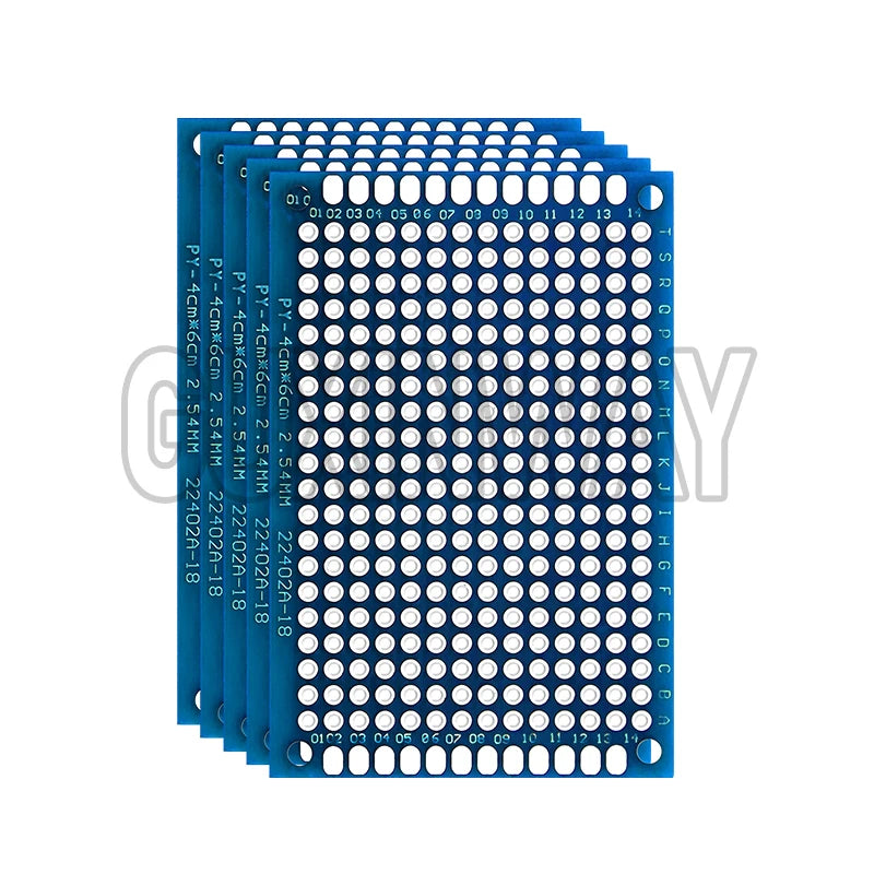 5-10PCS Prototype BoardsBlue Circuit Perfboard PCB 3x7cm 4x6cm 5x7cm 7x9cm Double Sided Circuit Boards DIY Electronic Kit