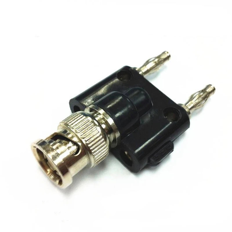 Hantek BNC Banana Plug Adapter for Oscilloscope Tools Multimeter Accessories HT311 Dual-Jack Female Coaxial Connector