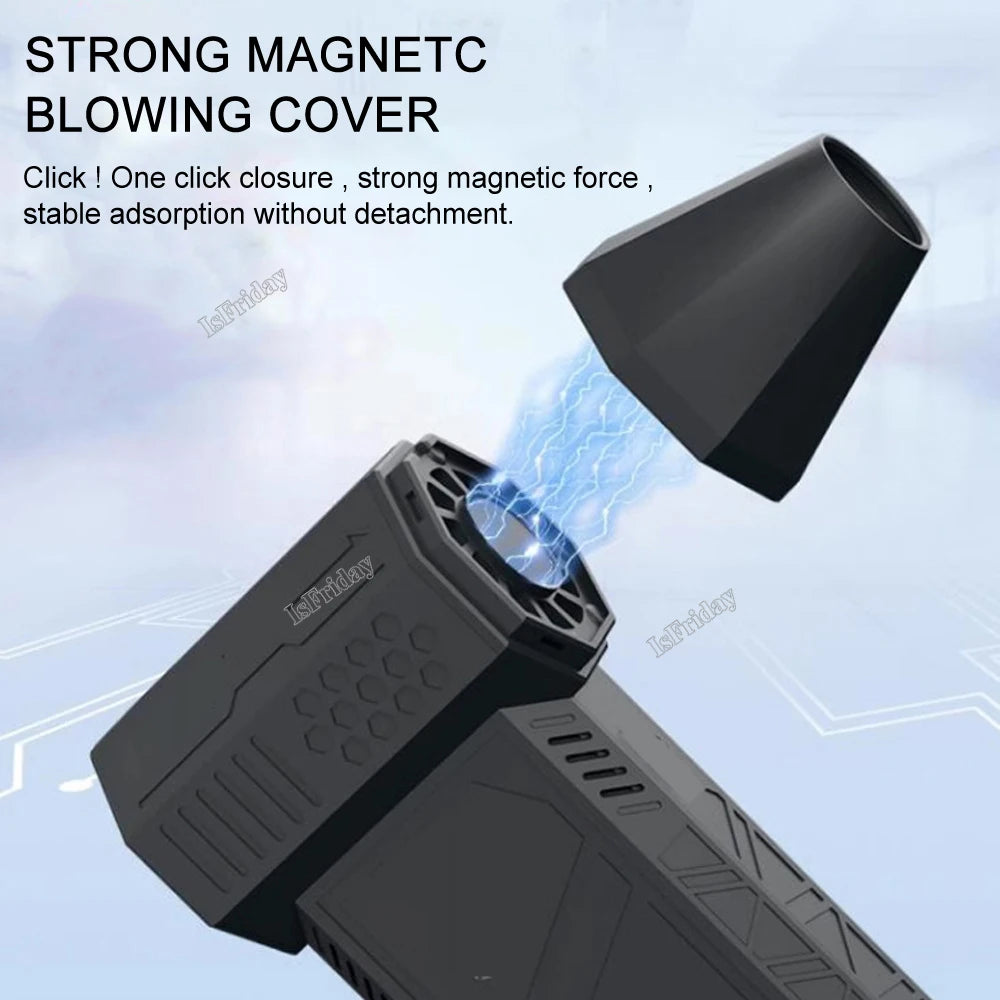 Turbo Fan X3 Rechargeable Blower 130000RPM 52m/s Brushless Air Blower Turbo Jet Fan detail image 15