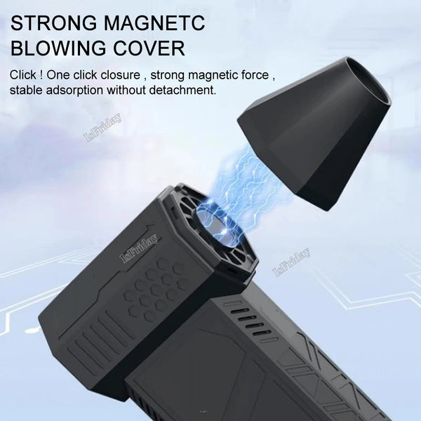 Turbo Fan X3 Rechargeable Blower 130000RPM 52m/s Brushless Air Blower Turbo Jet Fan detail image 15