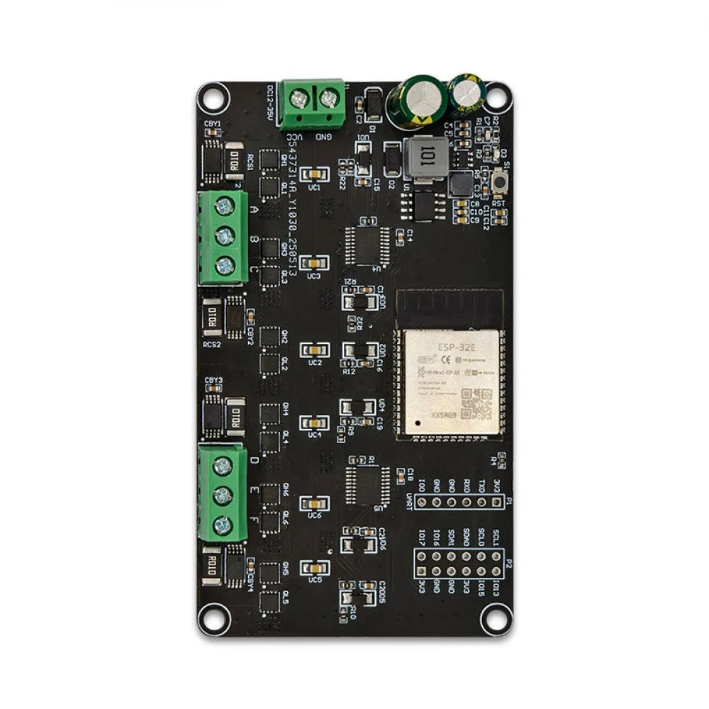 ESP32 Simple FOC Dual-way Brushless Motor Drive Board Onboard ESP32-WROOM-32E Module DC12V detail image 2