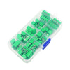 50Pcs/BOX Green Blue Pitch 5.0mm Straight Pin 2P 3P Screw PCB Terminal Block Connector 10A detail image 7
