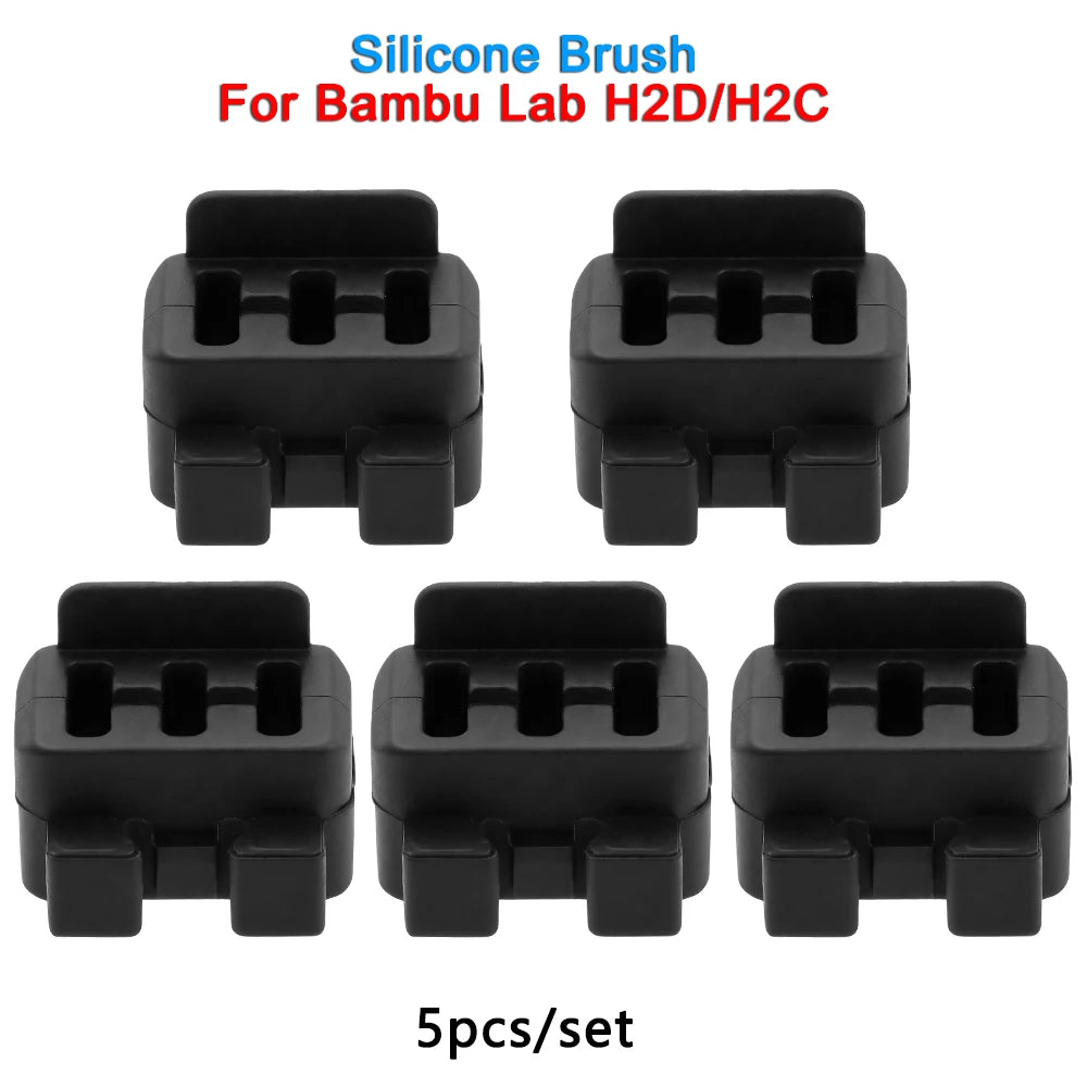 Nozzle Wiper For Bambu Lab H2D/H2C/P2S Silicone Brush High Quality Hotend Nozzles Cleanning Tool For Bambulab P2S Cleaner Parts