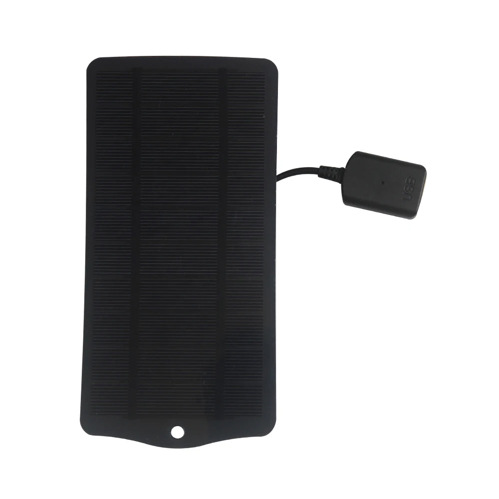 5W 5V Solar Panel Charger for iPhone Mobile Power Bank, Portable Outdoor Solar Charger detail image 7
