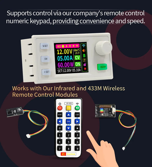 XY8030S 2400W 30A Buck DC Digital Power Supply Adjustable Step-Down Converter MPPT Charging detail image 5