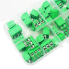50Pcs/BOX Green Blue Pitch 5.0mm Straight Pin 2P 3P Screw PCB Terminal Block Connector 10A detail image 5