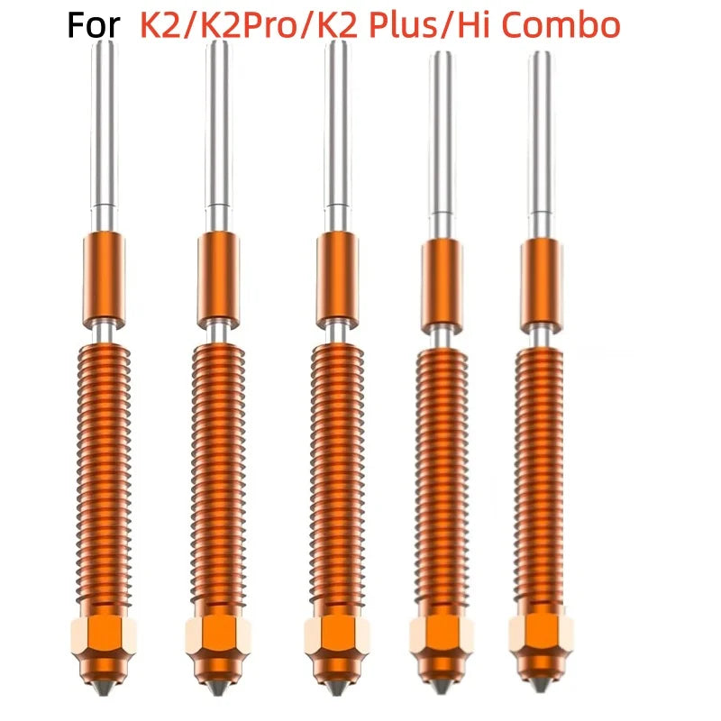 Creality K2 Plus Hi Combo Nozzle Quick-Swap Nozzle Kit Hardened steel All-metal Design For Creality K2/K2Pro/K2 Plus/Hi Combo