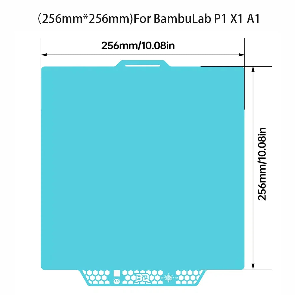 BIGTREETECH Glacier Panda Build Plate Spring Steel Cool Plate CryoGrip Double-Sided For BambuLab H2D P1 X1 A1 Kobra3 K2 PLUS