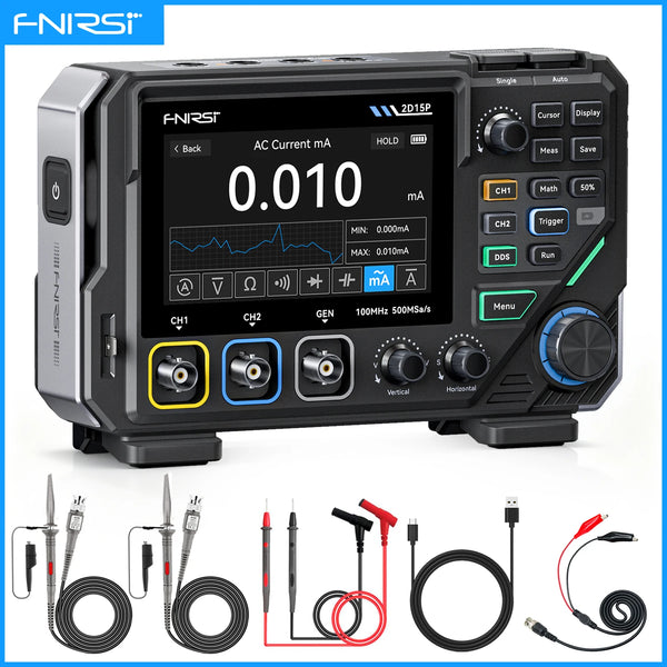 FNIRSI 2D15P Touch Screen Oscilloscope Multimeter Signal Generator detail image 6