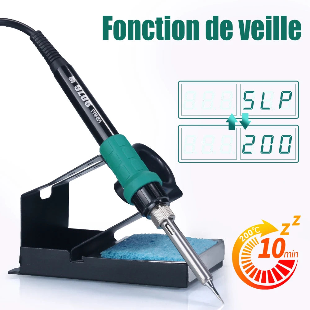 YIHUA 8786D Soldering Iron Hot Air Soldering Station DIY Digital Rework Station Phone Repair detail image 5