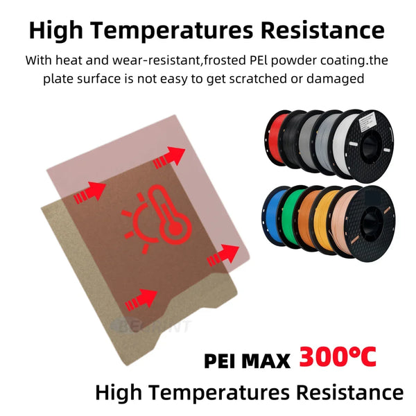 Double Sided Spring Steel Sheet Cool Plate For Creality K2 K2 Pro 3D Printer Parts Hotbed PEI PEY PEO PET Build Plate For K2 Pro