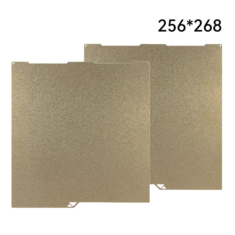 Kobra 3 Build Plate Kobra 3 Pei Textured PEO 256x268 For Anycubic Kobra 3 Combo Build Plate Spare Parts Double Sided Heat Bed