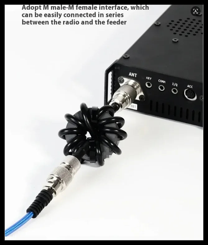 EM-25/ EM-43 1.8-30MHz Shortwave Choke Coil Magnetic Ring Shortwave 1:1 Current Balun For detail image 6
