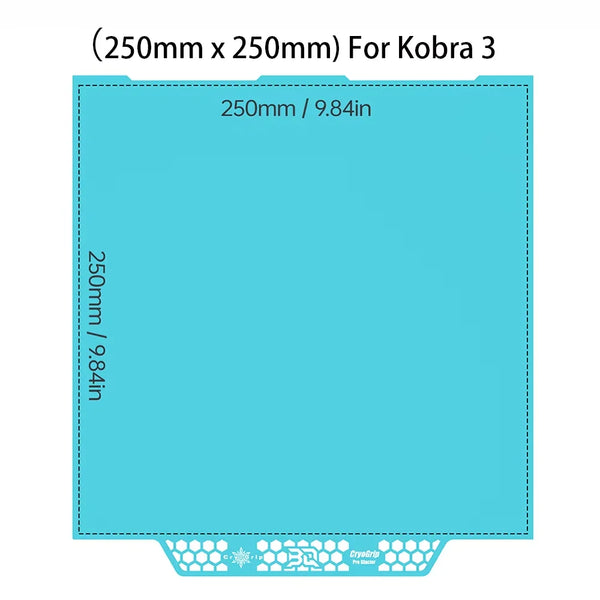 BIGTREETECH Glacier Panda Build Plate Spring Steel Cool Plate CryoGrip Double-Sided For BambuLab H2D P1 X1 A1 Kobra3 K2 PLUS