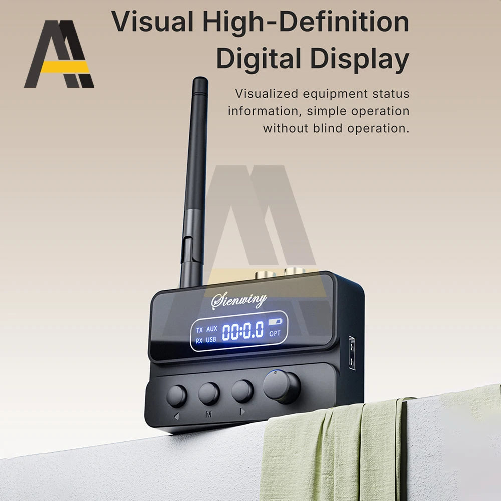 Bluetooth 5.3 Audio Transmitter Receiver S3 2-in-1 HiFi Wireless Adapter With Lossless detail image 5