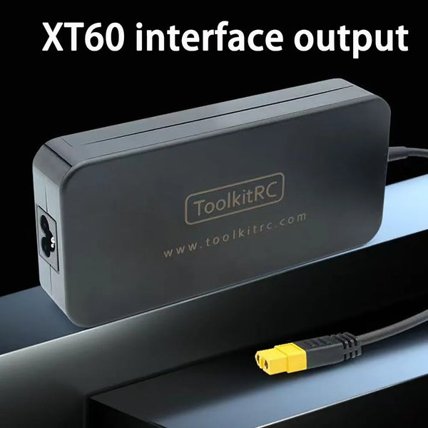 ToolKitRC ADP200 200W 4A Charger Power DC19.5V 10.3A Supply With XT60 Output Adapter for RC iSDT GTPower HotRC SkyRC Chargers