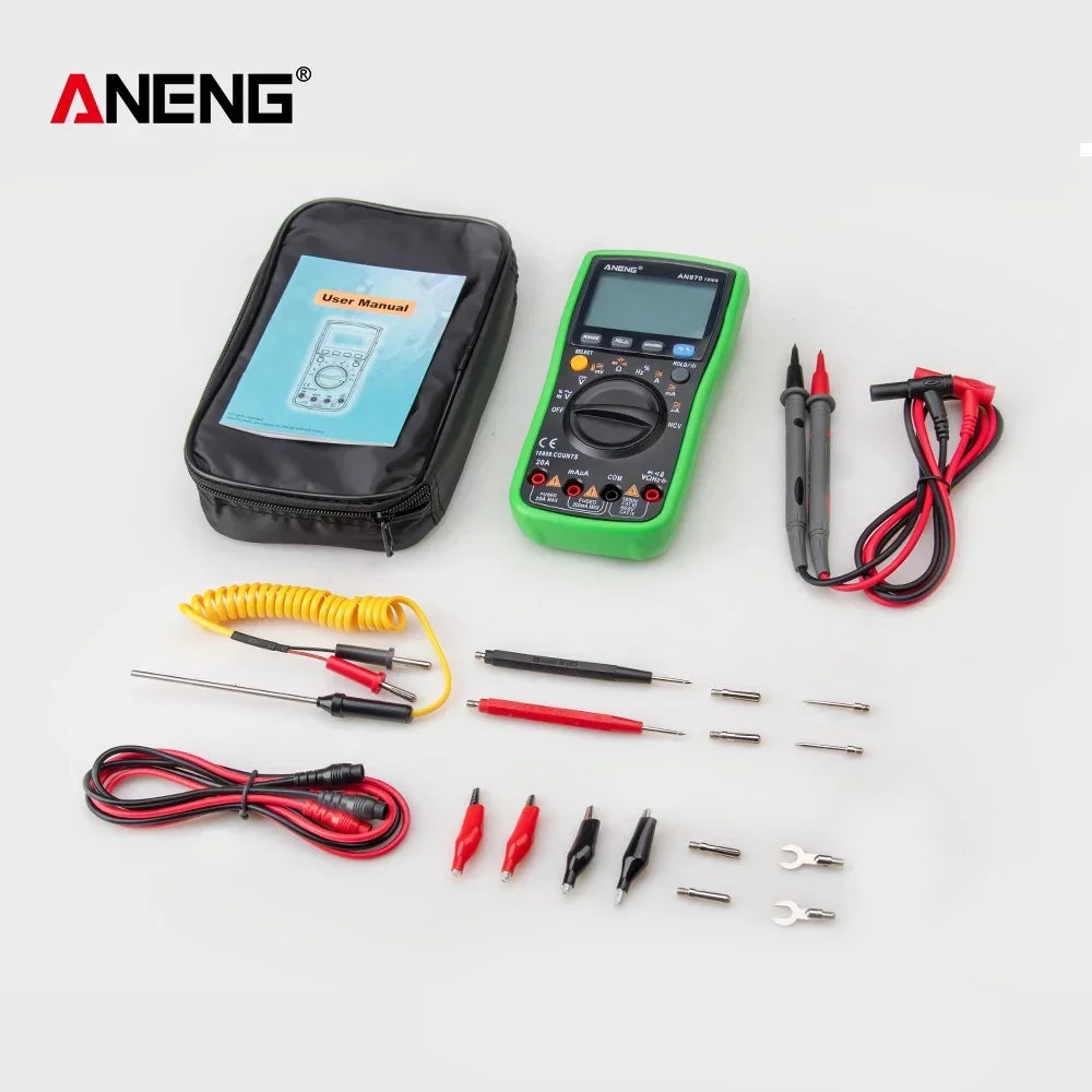 ANENG AN870 Digital Multimeter Profesional 19999 Counts AC/Voltage Current NCV Capacitance detail image 10