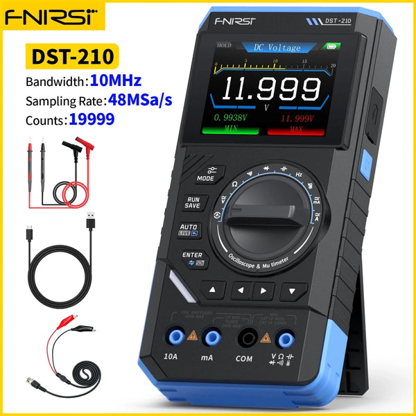 FNIRSI DST-210/201 3-in-1 Oscilloscope Multimeter & Signal Generator detail image 7