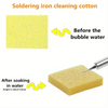 Soldering Iron Tips Cleaning Sponge 10/100pcs High Temperature Resistant Spong for Electric Soldering Iron Removal Tin